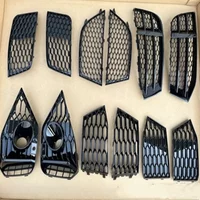 Auto Left Right Front Lower Bumper Fog Light Grille Fog Lamp Cover custom For Audi RS3 RS4 RS5 A3 A3L A4L A5 TTRS TT
