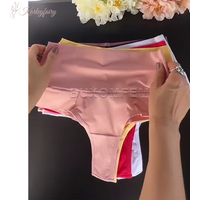 Women's Seamless Slim Fit Shorts Invisible Push Up Candy Colored Underwear Modeling Comfortable Butt Lifter Waist Panties 2025
