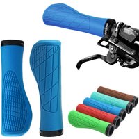 AliExpress NONE ODI Rubber Bicycle grips ergonomic mtb grips lock on Purple Red Brown Blue Green Black soft anti slip bicycle handlebar grips