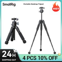 SmallRig VT-20 Pro Portable Desktop Tripod with Smartphone Mount for Photography, Videography, Live Streaming with Video Head