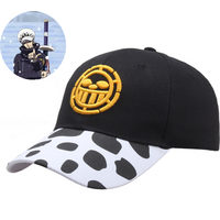 Anime Trafalgar Law Baseball Hat Cosplay Costumes Unisex White Spot Cap Accessories Eternal Memory Gift Prop