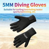 New 5MM Genuine Neoprene Gloves Anti Scratch Keep Warm for Scuba Diving Winter Swim Spearfishing Kayaking Surfing Hunting Gloves