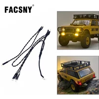 FMS FCX24m Camel Cup Range Rover 6 LED Headlight Fog Light Brakelights Set For 1/24 RC Crawler FCX24M Land Rover Defender 90 110