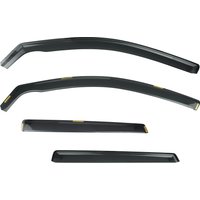 4pcs/set Tint Side Window Wind Rain Sun Guard Deflectors Protector Sheet Tea translucent For Seat Ateca SUV KH7 KHP 2016-up