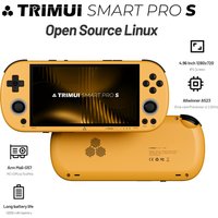 MAX 256G TRIMUI SMART PRO S Portable Gaming Console, 4.96-inch IPS Screen,5000mAh Battery RGB Illuminated Joystick,Gifts