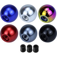 Universal Auto Shift Knob Aluminum Ball Gear Shift Knob With Screw Nut Manual Transmission Vehicles Interior Replacement Parts