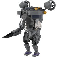 MOC-182834 Subnautica Marguerite Maida's P.R.A.W.N Suit Bricks Subnautica Building Blocks Sets Action Character Diving Toys Gift