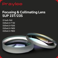 Fiber Laser Collimating Focusing Lens D16x5 F60 D20x4.5 F150 F200 F400 F800 for SUP23T SUP23S Handheld Laser Welding Head Parts