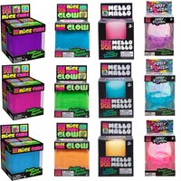 Needoh Style Soft and Glutinous Sensory Stress-relief Toy Cube Filled with Gel Stretchable Ball Soft Ice blind box Slow Rebound