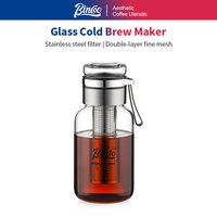 Bincoo Cold Brew Coffee Maker Iced Coffee Maker With Stainless Steel Long Tea Infuser Airtight Cold Brew Pitcher