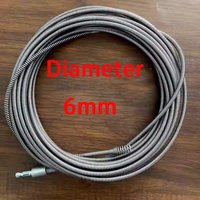 Electric Drill Pipe Dredging Tool 1-10 Meter Spring Sewer Unblocker Kitchen Bathroom Drain Cleaner Sink Clog Remover