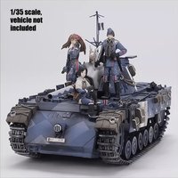 1: 35 Casting Resin Model Assembly Kit, GK, The 7th Team of The Snowy Flower Needs To Be Assembled Without Painting