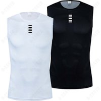 Radfahren Base Layer Reflektierende Unterwäsche Weiß Radfahren Jersey Sport Weste Männer Unterhemd Quick Dry Elastici Weste Rennrad Jersey