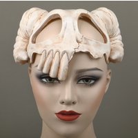 Anime Bleach Masks Thousand Year Blood War Neliel Helmet Goat Horn Skull Mask Halloween Prop Accessories