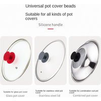 Silicone Pot Lid Knob Handle Replacement Universal Pan Lid Handle Pot Lid Top Insulated Pot Lid Cover Kitchen