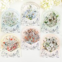 Mr. Paper Flower Branch Leaf Themed Stickers Scrapbook Notebook Photo Frame Diary DIY Decorative Stationery Stickers Gift Friend