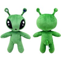 25cm AFTONSPARV Green Alien Plush Toys Cute Soft Stuffed Cartoon Anime Dolls For Kid Birthday Christmas Gift