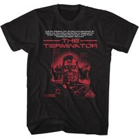 Men's Summer Terminator T-shirt Retro Sci Fi Action Movie Pattern Short Sleeve Casual Street Wear Loose Edition T-shirt