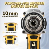 Global Air Shipping DCD805 20V MAX Brushless Hammer Drill 90Nm High Torque Screwdriver for DIY & Professional Use