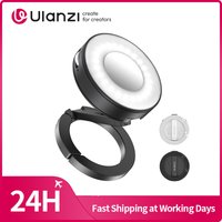 Ulanzi ML05 MagLock Fill Light Bi-color Video Light Desktop Stand for iPhone 17 16 15 IOS Android for Vlog Livestreaming