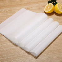 50/100PCS White Disposable Oil Proof Paper Rectangular Oil Paper Baking Tray Lined Disposable Baking Products Barbecue Biscuits