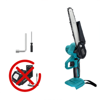 Mini-Kettensäge 6 Zoll Kabellose Handkettensäge für Holzschnitt und Baumschnitt, Kompatibel mit Makita 18V Akku (Ohne Akku)