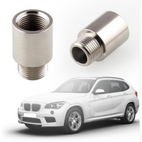 M18x1.5 O2 Oxygen Sensor Spacer Angled Expander 38mm Nickel Plated Adapter Universal Fit