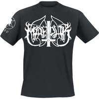 Marduk Legion T-shirt Black Metal Band Logo & Wolf Print 100% Cotton Unisex Tee Gothic Rock Music Shirt