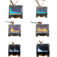 0.96"OLED Stereo Music Spectrum Display Analyzer Audio Amplifier Multi-Mode Level Indicator VU METER Rhythm Atmosphere Light