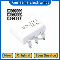10 pcs / 100 pcs MOC3061 MOC3062 MOC3063 SOP-6 Optocoupler MOC3061SR2M MOC3062SR2M MOC3063SR2M