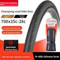 CHAOYANG China knot H-498 road bicycle folding tire 700 * 25/28 stab-proof tire