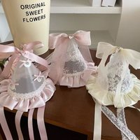 Minimalist Lace Girl Baby Princess Crown Hat Flower Diamond Headband Headwear Kid Birthday Gift Party Headdress Hair Accessories