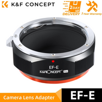K&F CONCEPT EOS zu E-Mount Adapter Kompatibel für Canon EF EF-S Objektive auf E NEX Mount Spiegellose Kameras Sony A6000 A6400 A7