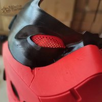 New Adult Superhero Red Hood Cosplay Mask Jason Todd Full Face Mask for Stage Halloween Carnival Prop