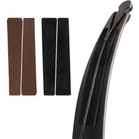 1pair Recurve Bow Limb Top Tip Leather Protector Bow String Stabilizers
