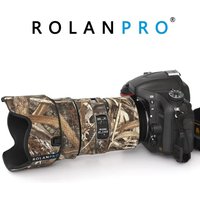 ROLANPRO Lens Coat for Nikon AFS 24-70mm F/2.8E ED VR Camouflage Cover Lens Protective Sleeve Guns Clothing Photography Case