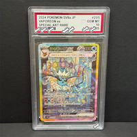 PTCG DIY 2024 POKEMON SV8a JP VAPOREON Ex SPECIAL ART RARE SPECIAL ART RARE Base Set GAME GREY HAT VAN GOGH Game Proxy Card Toy