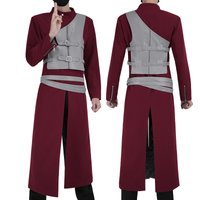 HOLOUN Anime Gaara Cosplay Costume Coat Pants Vest Belt Animation Convention Halloween Christmas Gift