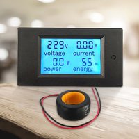 100A AC 80-260V Digital LCD Voltmeter Ammeter Wattmeter Volt Watt Power Meter Power Monitor Home Electric Meter