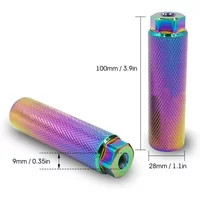 1pcs Bike Pegs Aluminum Alloy Anti Skid Lead Foot ForBMX Bike Fit 3 8 Inch Axles Bike Pegs Anti Skid Lead Foot Rest Pegs