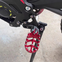 For Sur-Ron Ultra Bee Electric Dirt Bike Parts Motorcycles Accessories CNC Foot Pegs Pedal Mounting Pedals Spring