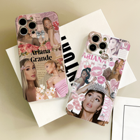 Singer Ariana grande phone case FUNDA For IPhone 16 15 14 13 12 11 Plus Pro Max Mini Precise Hole Matching Film Covers