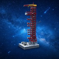 Hot 3041PCS MOC Space Launch Vehicle rocket Apollo Saturn V Launch Tower Model DIY Creative Ideas ChildToy Assembly Puzzle Gifts