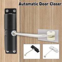 Spring Buffer Automatic Door Closer Adjustable Speed Door Closer Mute Soft Closing Door Convert Hinged Doors to Self-Closing
