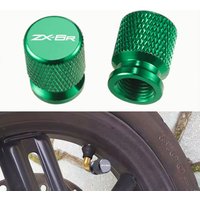 2Pcs Motorcycle Accessories Tire Valve Air Port Stem Cover Caps For Kawasaki ZX6R 636 ZX636 ZX-6R NINJA 2021-2023 2024 2025