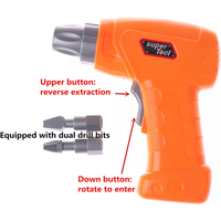 DIY Toys Electric Drill Screw Nut Disassembly Creative Puzzle Toys Accessories
