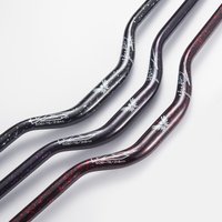 AliExpress KRSEC 31.8mm Mountain Bike Handlebar Aluminum Alloy Bicycle Riser Handlebar 55mm Rise 780mm Length Handlebar with Light Surface