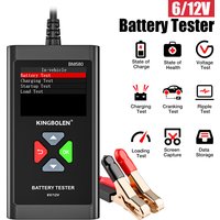 Testeur de batterie de voiture, test de démarrage de charge, analyseur de circuit CCA, kit de diagnostic de moto, accessoires automobiles, 24V, 6V, 12V, BM580, BM550