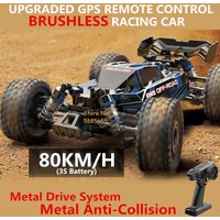 Professional Remote Control Racing Car Model 1:16 2.4G Brushless 80KM/H Metal Drive Off Road Drift RC Truck Car VS 144001 16101