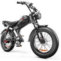 AliExpress EMOKO Emoko C93 Adult E-bike 48V 20Ah Battery Ccommute Electric Bike 1000W Motor Electric Bicycle 20-inch Fat Tire E-Mountain Bike